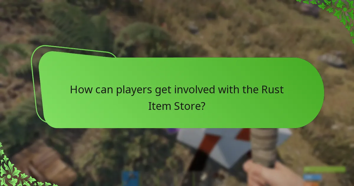 When are item rotations announced in the Rust Item Store?