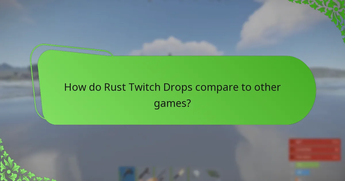 What types of skins are available through Rust Twitch Drops?