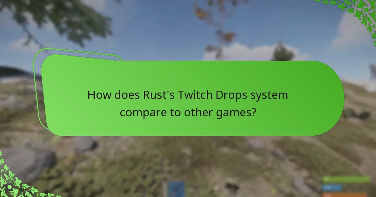 Which streaming campaigns are associated with Rust Twitch Drops?