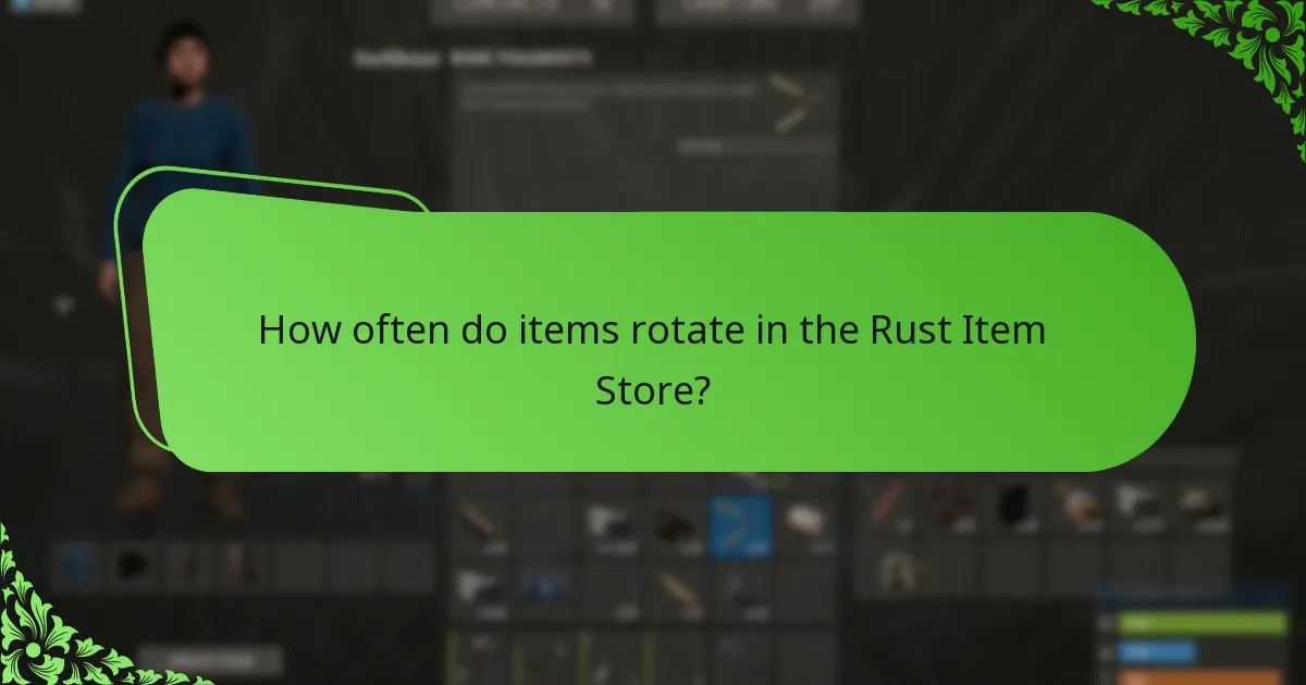 What is the player feedback on Rust Item Store items?