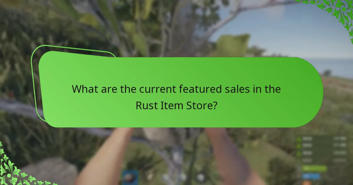What community events are associated with the Rust Item Store?