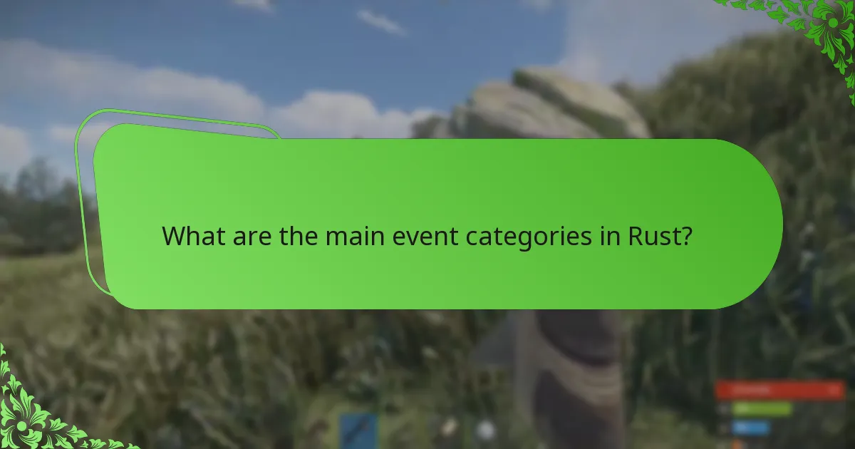 What are the schedules for upcoming Rust events?
